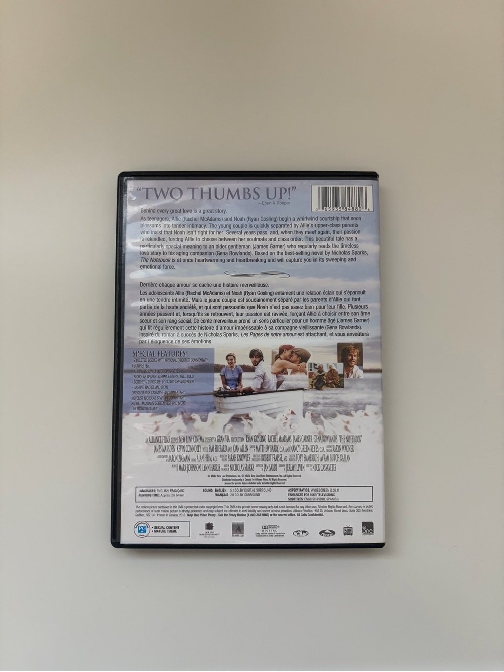 The Notebook DVD - Picture 2 of 4